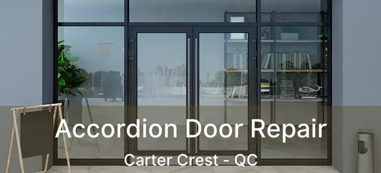  Accordion Door Repair Carter Crest - QC