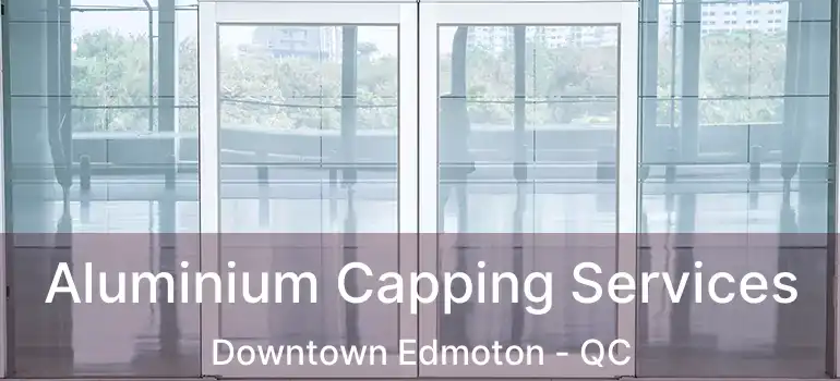  Aluminium Capping Services Downtown Edmoton - QC