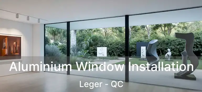  Aluminium Window Installation Leger - QC