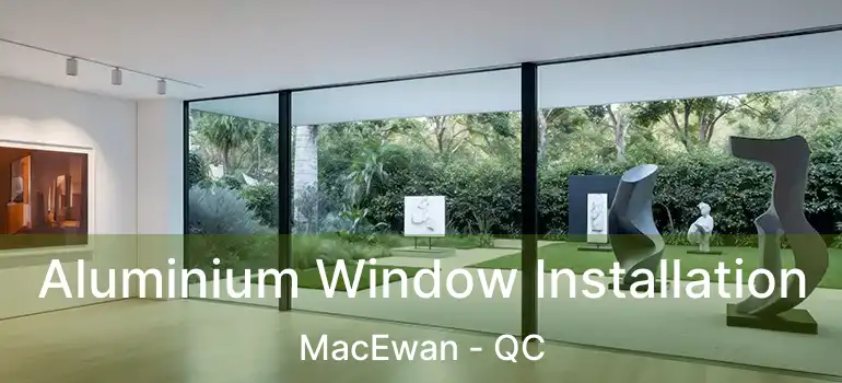  Aluminium Window Installation MacEwan - QC