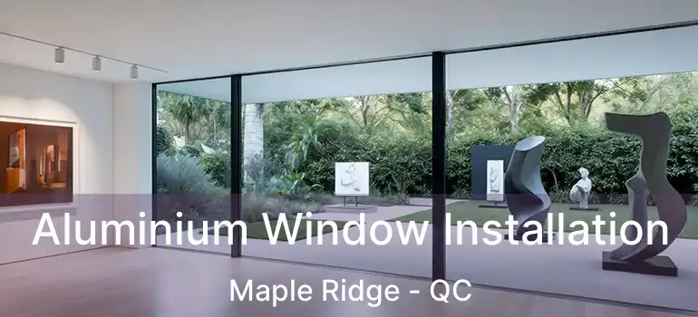  Aluminium Window Installation Maple Ridge - QC
