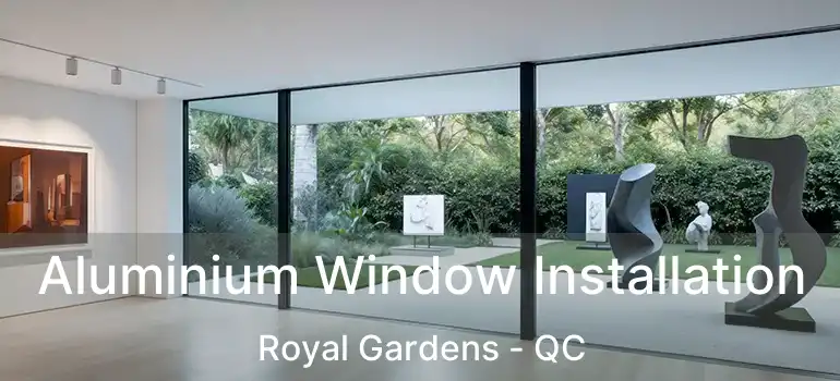  Aluminium Window Installation Royal Gardens - QC