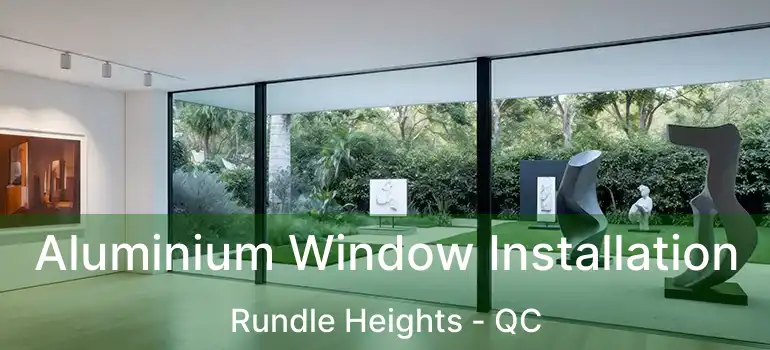  Aluminium Window Installation Rundle Heights - QC