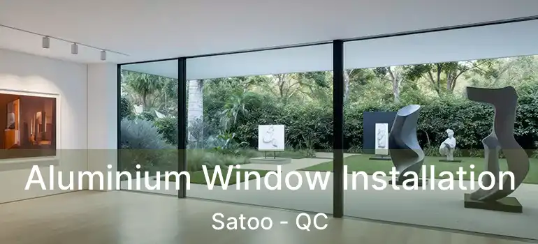  Aluminium Window Installation Satoo - QC