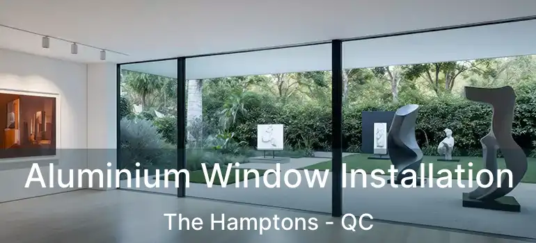  Aluminium Window Installation The Hamptons - QC