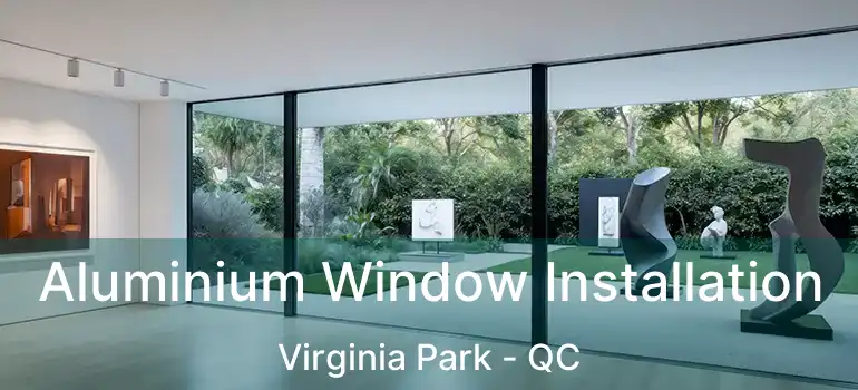  Aluminium Window Installation Virginia Park - QC
