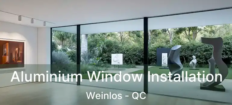 Aluminium Window Installation Weinlos - QC