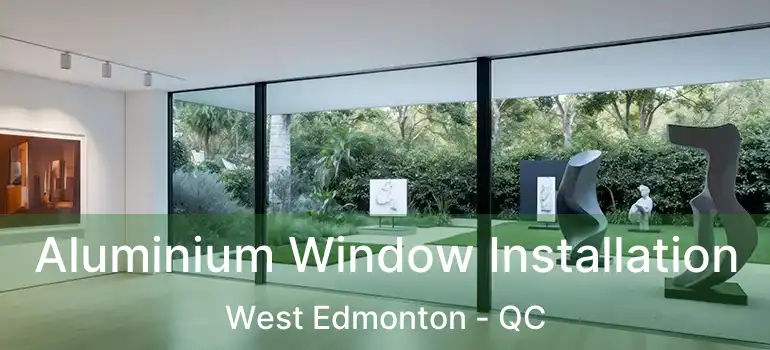  Aluminium Window Installation West Edmonton - QC