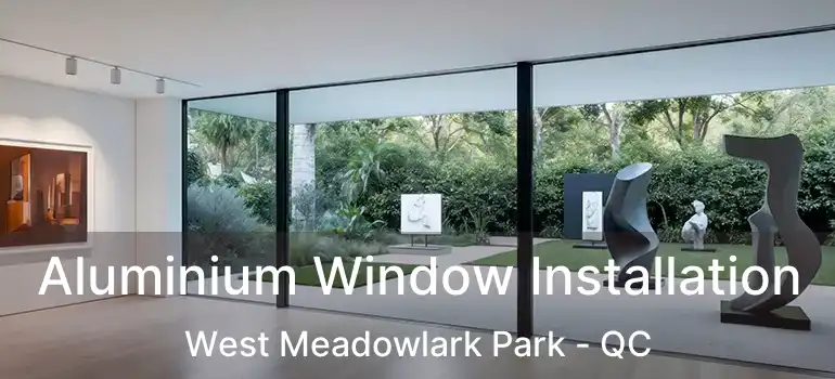  Aluminium Window Installation West Meadowlark Park - QC