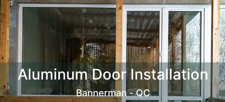 Aluminum Door Installation Bannerman - QC