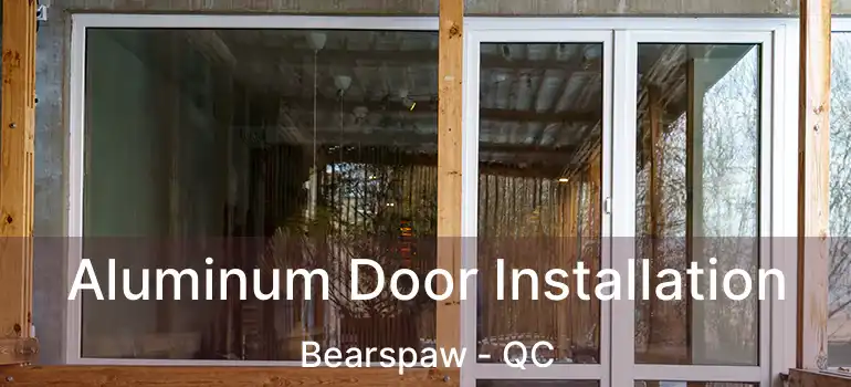  Aluminum Door Installation Bearspaw - QC
