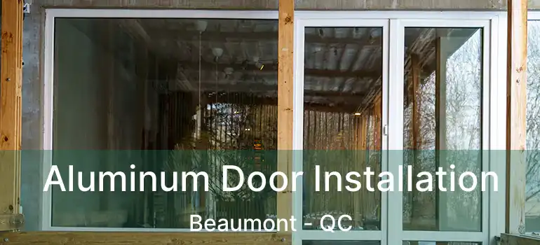  Aluminum Door Installation Beaumont - QC