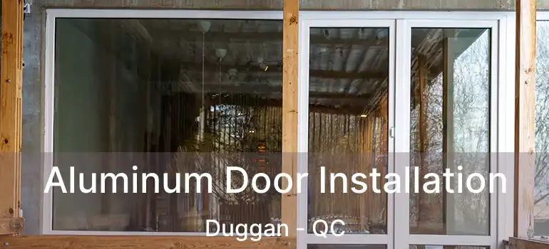  Aluminum Door Installation Duggan - QC