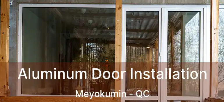  Aluminum Door Installation Meyokumin - QC