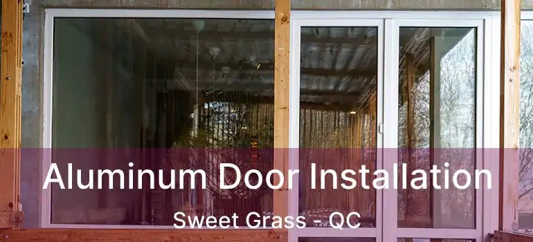  Aluminum Door Installation Sweet Grass - QC