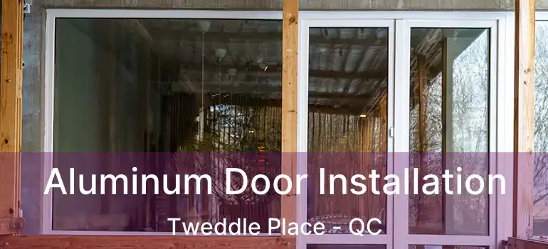  Aluminum Door Installation Tweddle Place - QC