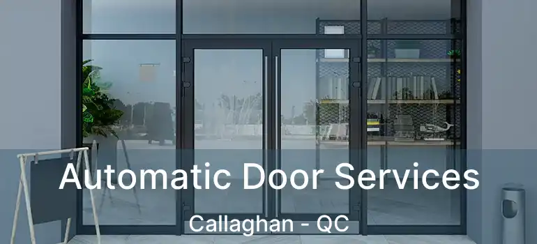  Automatic Door Services Callaghan - QC