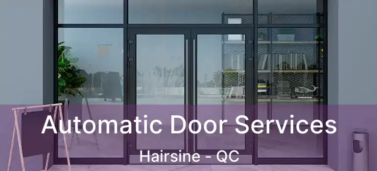  Automatic Door Services Hairsine - QC