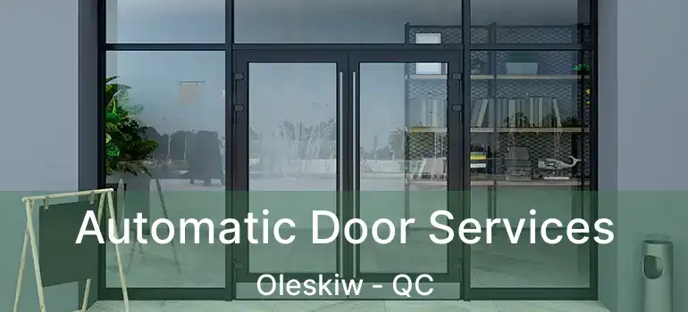  Automatic Door Services Oleskiw - QC