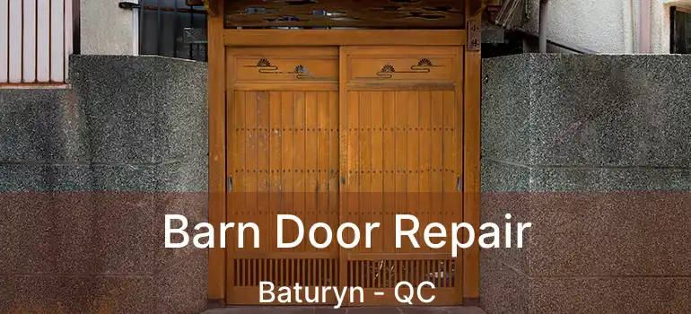  Barn Door Repair Baturyn - QC