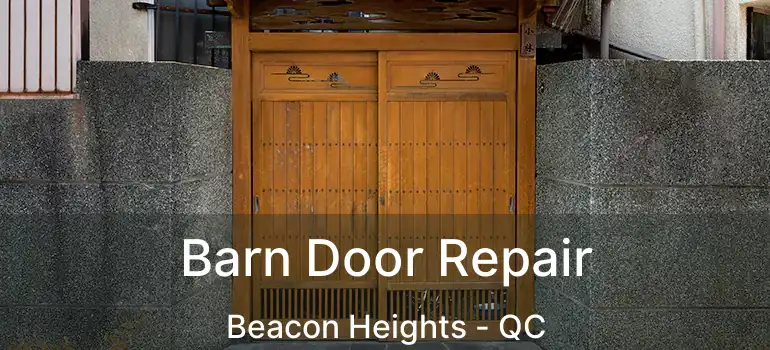  Barn Door Repair Beacon Heights - QC