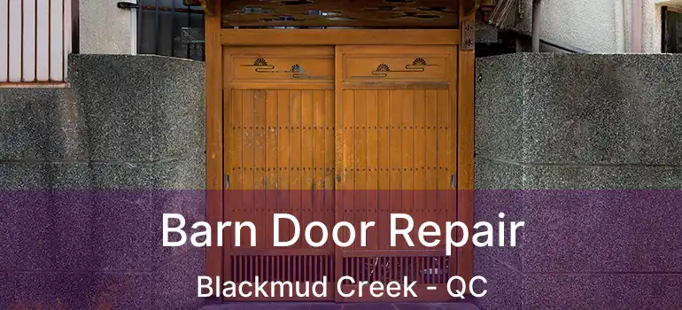 Barn Door Repair Blackmud Creek - QC