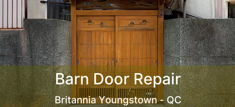  Barn Door Repair Britannia Youngstown - QC