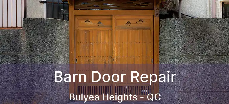  Barn Door Repair Bulyea Heights - QC