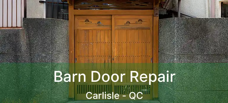  Barn Door Repair Carlisle - QC