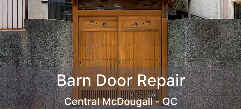  Barn Door Repair Central McDougall - QC