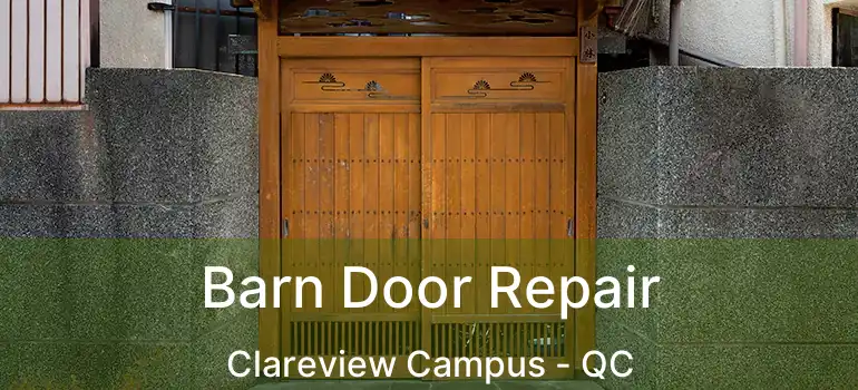  Barn Door Repair Clareview Campus - QC