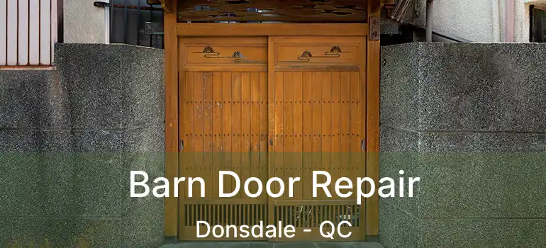  Barn Door Repair Donsdale - QC