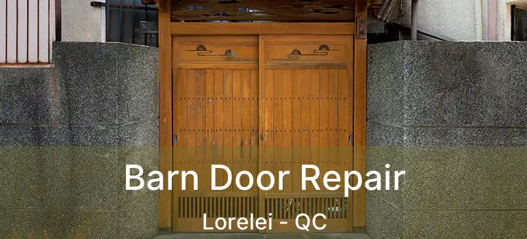  Barn Door Repair Lorelei - QC