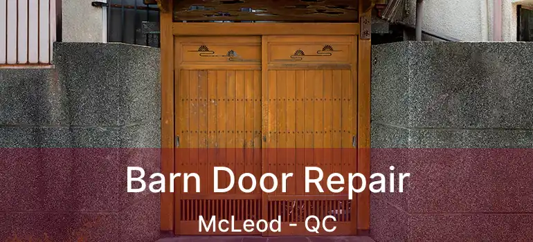  Barn Door Repair McLeod - QC