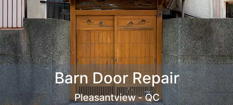  Barn Door Repair Pleasantview - QC