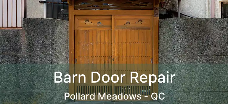  Barn Door Repair Pollard Meadows - QC