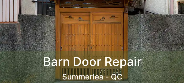  Barn Door Repair Summerlea - QC
