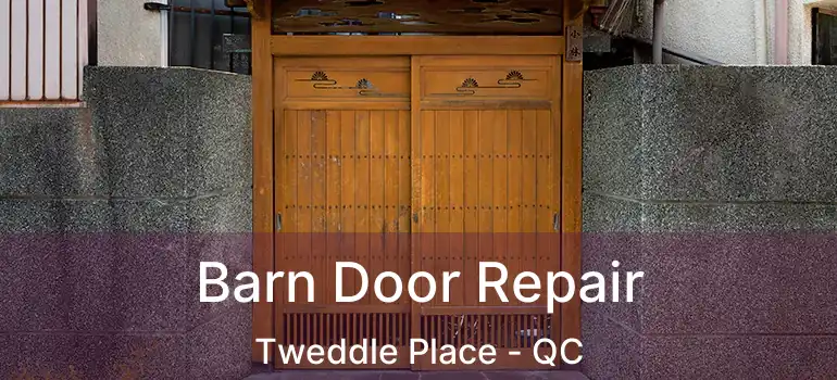  Barn Door Repair Tweddle Place - QC