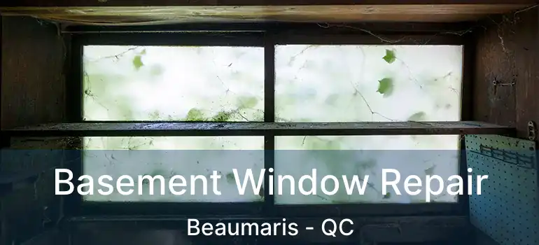  Basement Window Repair Beaumaris - QC