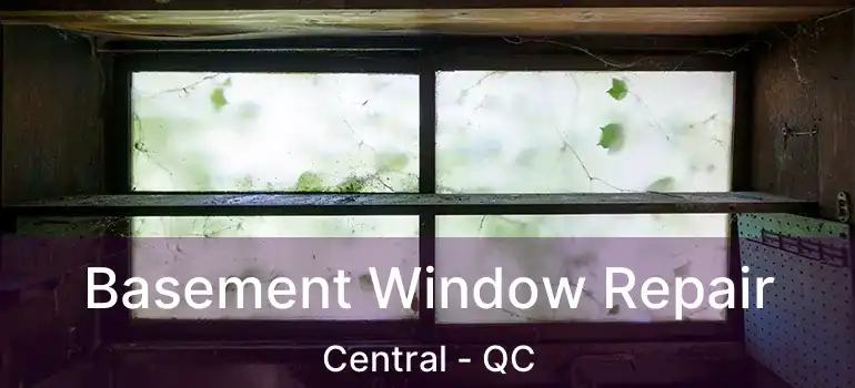  Basement Window Repair Central - QC