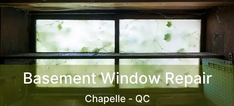  Basement Window Repair Chapelle - QC