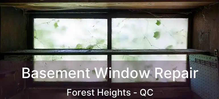  Basement Window Repair Forest Heights - QC