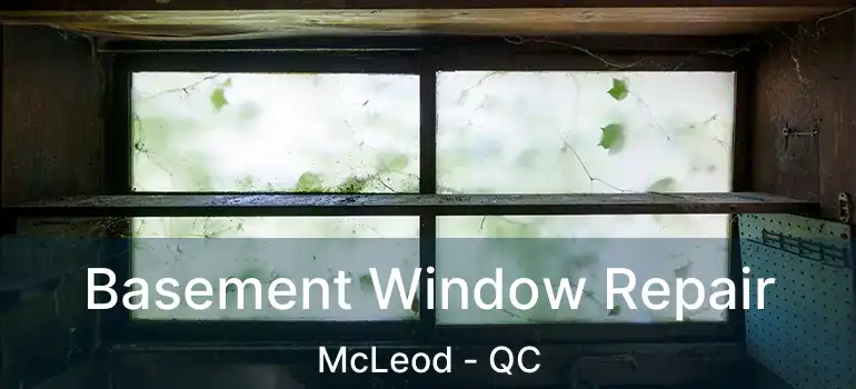 Basement Window Repair McLeod - QC