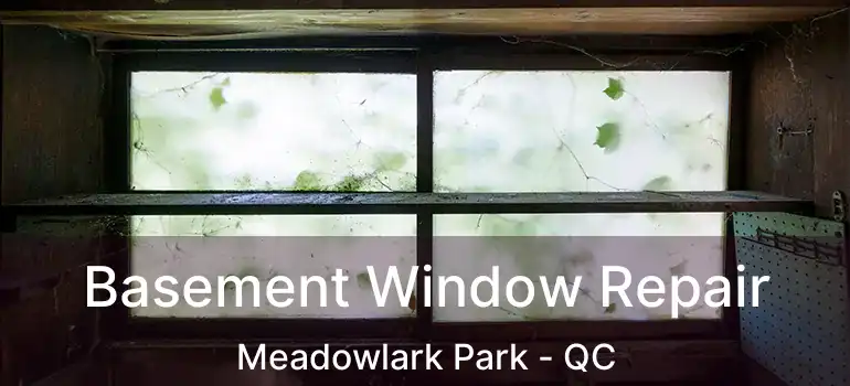  Basement Window Repair Meadowlark Park - QC