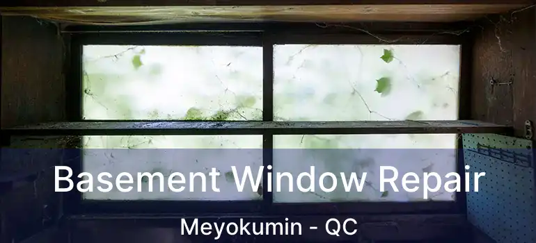  Basement Window Repair Meyokumin - QC