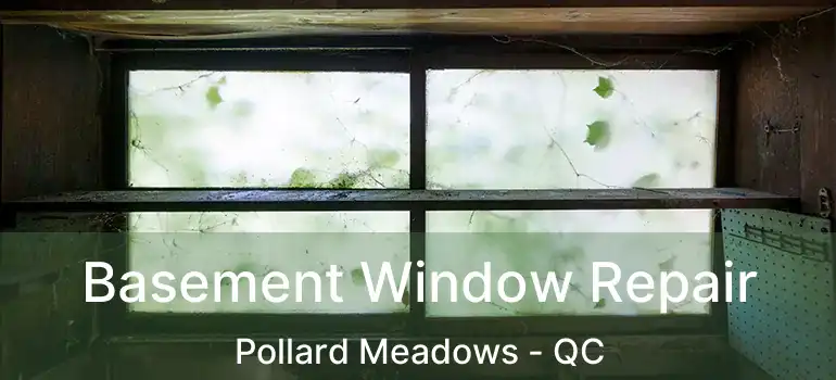  Basement Window Repair Pollard Meadows - QC