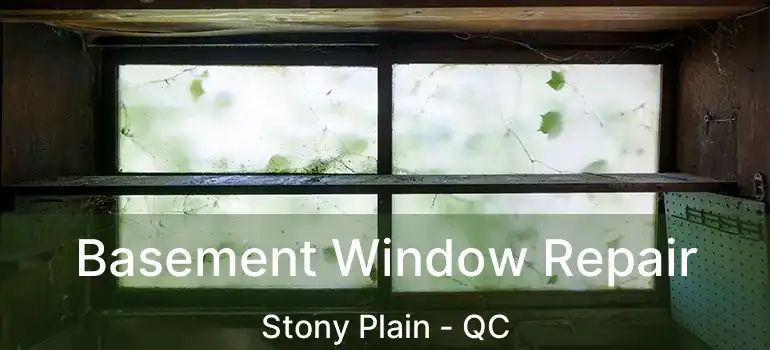  Basement Window Repair Stony Plain - QC