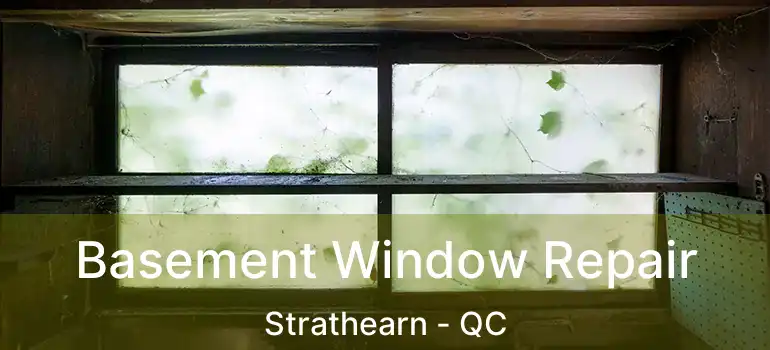  Basement Window Repair Strathearn - QC