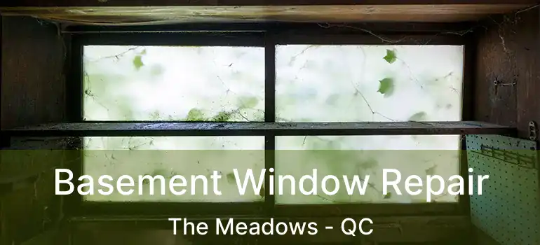  Basement Window Repair The Meadows - QC