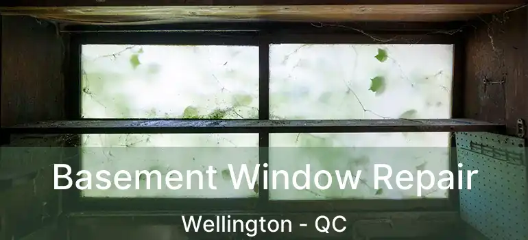  Basement Window Repair Wellington - QC